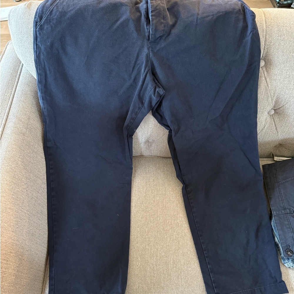 Dockers Men's Navy Blue Cotton Chino Pants - Picture 2 of 5